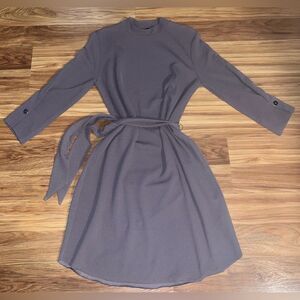 ZARA high neck dress size S Taupe Color